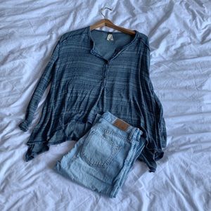 Free People Henley Top